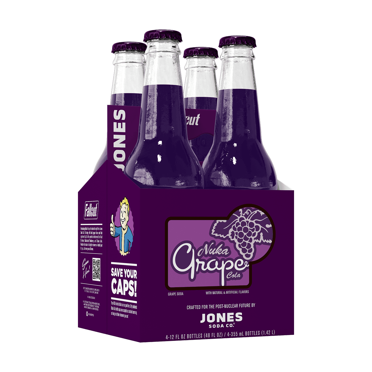 Jones Soda Nuka Grape Cola
